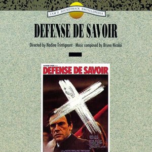 Defense de savoir (Original Motion Picture Soundtrack)