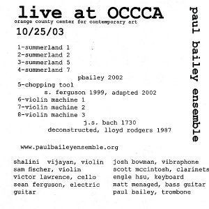 Live From Occca