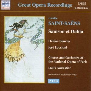 Bild för 'SAINT-SAENS: Samson et Dalila (Paris Opera) (1946)'