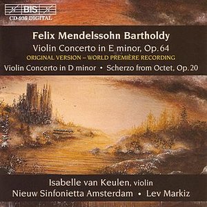 Изображение для 'MENDELSSOHN: Violin Concertos'