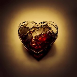 Heart on the rocks