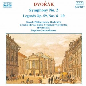 “DVORAK: Symphony No. 2 / Legends Op. 59, Nos. 6-10”的封面