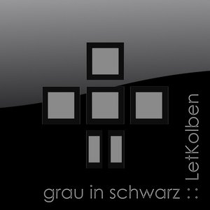 grau in schwarz