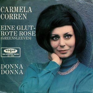 Eine glutrote Rose / Donna Donna