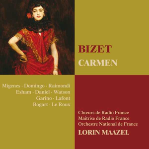 Carmen (Lorin Maazel, soprano: Julia Migenes, tenor; Placido Domingo) cover