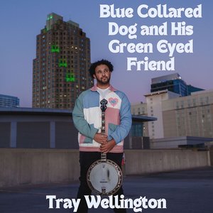 Blue Collared Dog and His Green Eyed Friend