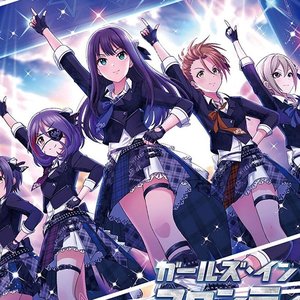 渋谷凛 (福原綾香)、早坂美玲 (朝井彩加)、木村夏樹 (安野希世乃)、小日向美穂 (津田美波)、塩見周子 (ルゥ ティン) 的头像