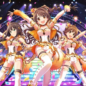 島村卯月、渋谷凛、本田未央、赤城みりあ、安部菜々 的头像
