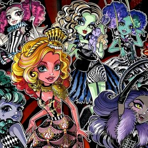Monster High, Honey Swamp, Twyla Boogeyman, Rochelle Goyle & Toralei Stripe 的头像