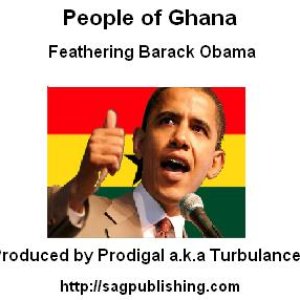 Bild für 'People of Ghana..(Feathering President Obama)'