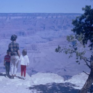 Gramma Ruth at the Grand Canyon, 1964