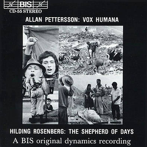 Pettersson: Vox Humana / Rosenberg: The Shepherd of Days cover
