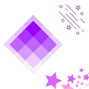 polygonal shooting star