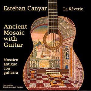 Ancient Mosaic with Guitar