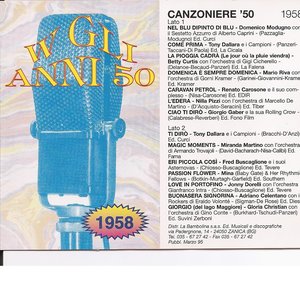 Canzoniere '58 - Canzoni Originali Del 1958