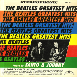 The Beatles Greatest Hits Played by Santo & Johnny cover