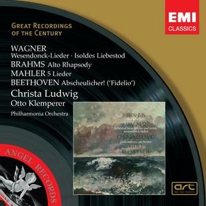 “Wagner, Brahms, Beethoven, Mahler: Wesendonck-Lieder etc.”的封面