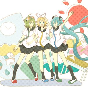 Avatar di 初音ミク, 鏡音リン, GUMI