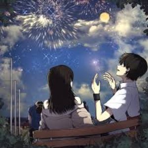 the moon and stars at dawn