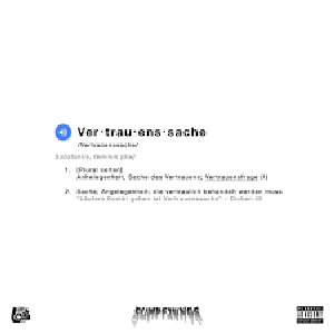 Vertrauenssache (feat. Leaf) - Single