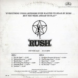 Everything Your Listeners Ever Wanted To Hear By Rush... But You Were Afraid To Play