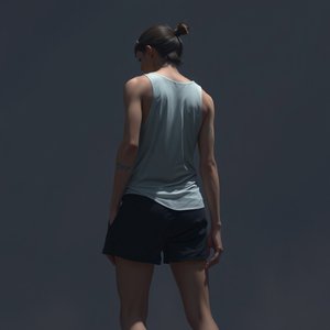 “Shorts & A Tank Top”的封面