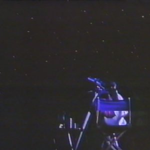 At night