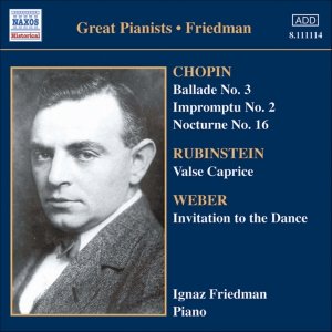 Image for 'FRIEDMAN, Ignaz: Complete Recordings, Vol. 5: English Columbia Recordings (1933-1936)'