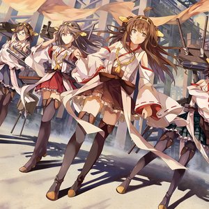 進め！金剛型四姉妹 — 金剛型四姉妹[金剛・比叡・榛名・霧島(CV