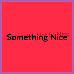 Something Nice/Something Not So Nice