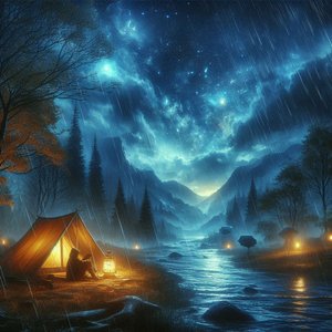 Immagine per '帐篷里的雨声'