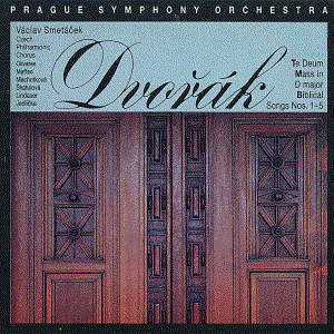 Imagem de 'DVOŘÁK: Te Deum, Mass in D major, Biblical Songs Nos.1- 5 (Prague Symphony Orchestra, Czech Philharmonic Chorus, soloists)'