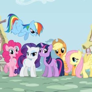 Bild för 'Twlight Sparkle, Pinkie Pie, Fluttershy, Applejack, Rarity, Rainbow Dash'