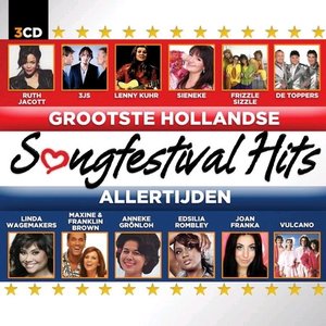 “Grootste Hollandse Songfestival Hits Allertijden”的封面