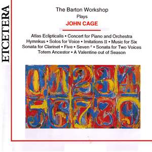 The Barton Workshop Plays John Cage cover