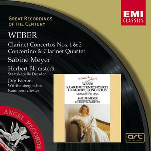 Weber : Clarinet Concertos 1 & 2/Concertino in E flat/Clarinet Quintet