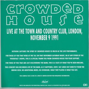 Live At The Town And Country Club, London, November 9 1991