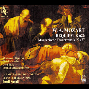 Requiem K-626 Maurerische Trauermusik K 477 cover