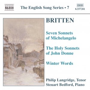 “BRITTEN: Seven Sonnets of Michelangelo / Holy Sonnets of John Donne / Winter Words”的封面