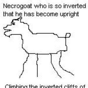 Necrogoat who is so inverted that he has become upright için avatar