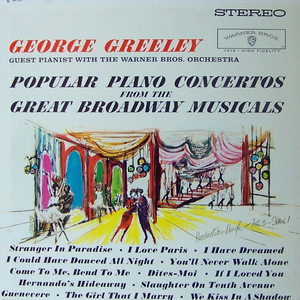 Popular Piano Concertos from the Great Broadway Musicals cover