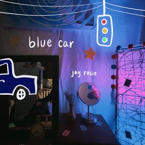 blue car