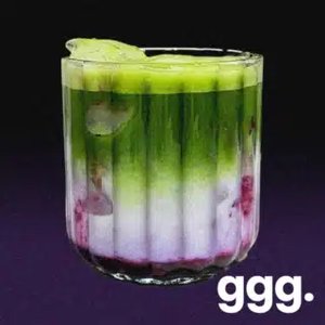 Blueberry Matcha.