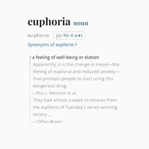 Immagine per 'euphoria'