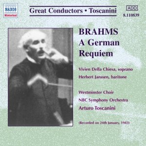 BRAHMS: German Requiem (Toscanini)