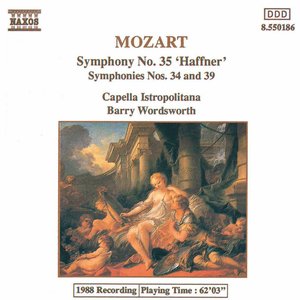 MOZART: Symphonies Nos. 34, 35 and 39