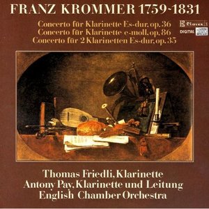 'Franz Krommer: Clarinet Concertos' için resim