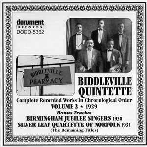 Biddleville Quintette Vol. 2 (1926-1929)