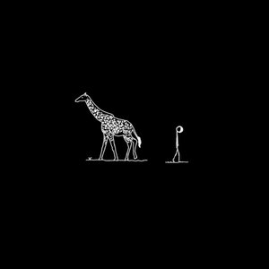 blue giraffe