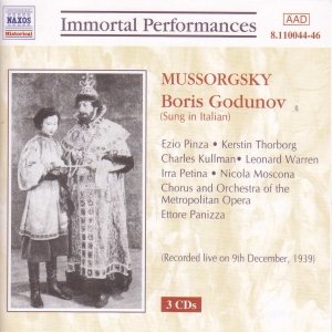 MUSSORGSKY : Boris Godunov (Pinza / Thorborg / Warren)